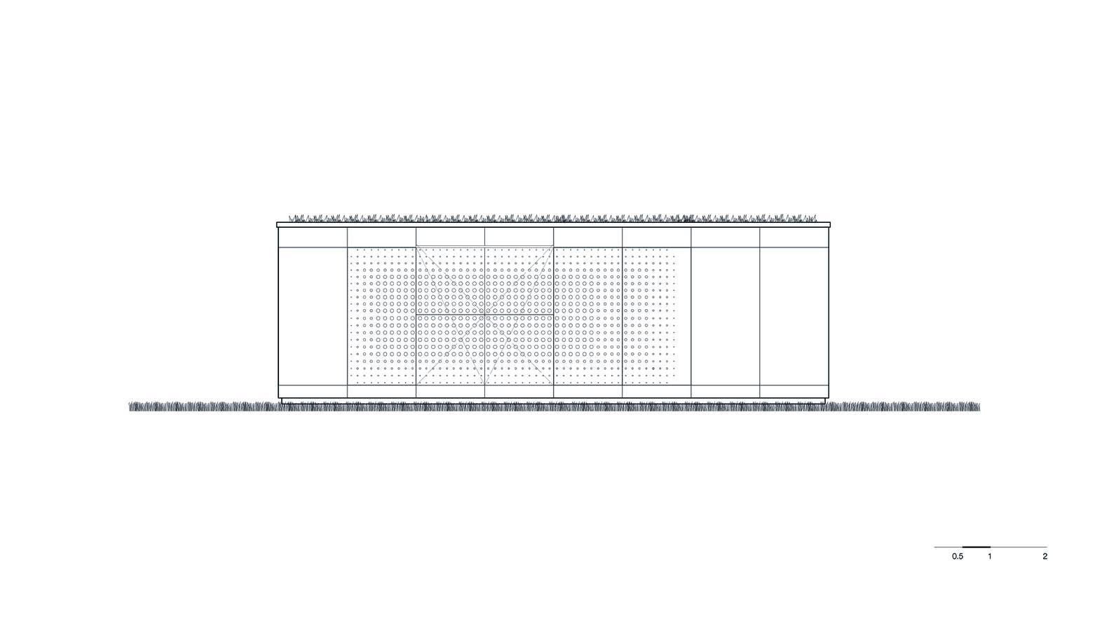Prospetto architettonico del modulo